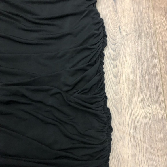BCBGMAXAZRIA BLACK VENUS DRAPED COCKTAIL DRESS IN SIZE XS - Picture 10 of 10